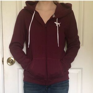Women’s Victoria’s Secret Pink zip up jacket. Size XS. Like new.